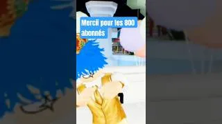 Miniature : Merciii beaucoup pour les 800 abonnés👍 #roblox #robloxshorts #humour