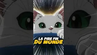 Miniature : Une fin du monde très spécial ! #anime #animeshorts #recommendations #humour #chat