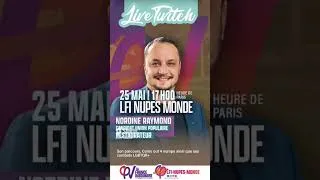 Miniature : @nordineraymond5515 candidat sur notre liste d'#UnionPopulaire menée par @ManonAubryFr 🤩🔥 #shorts