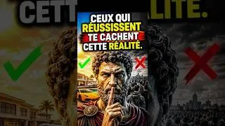 Miniature : Ceux qui réussissent te cachent cette réalité. #shorts