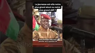 Miniature : IBRAHIM TRAORÉ : pose une question fondamentale... #afrique #aes #shorts