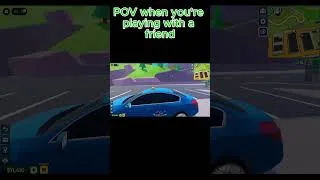 Miniature : pov play with your friend #roblox #humour