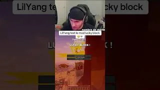 Miniature : LilYang test le mod lucky block 🤣💀 #lilyang #lilyaang #minecraft #modpack #luckyblock