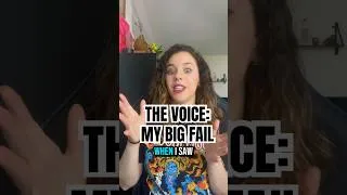 Miniature : I crashed the voice and failed 😂 #thevoice #metalsinger