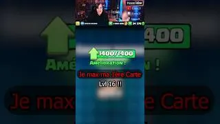 Miniature : Ma 1ere carte lvl 16 sur ClashRoyale #clashroyale #linou21 #supercell #maj #lvl16