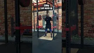 Miniature : 220kg Squat #forceathletique #powerliftingprogram #shorts