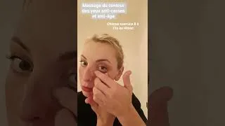 Miniature : Exercices massage contour des yeux anti-rides + anti-cernes! #skincare #facemassage #beautytok #tuto