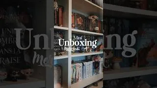 Miniature : Mini UNBOXING Mercredi Addams 🖤✨️ #mercrediaddams #unboxing #booktube