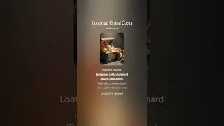 Miniature : Lootie au Grand Cœur  #fy #locktaria #création