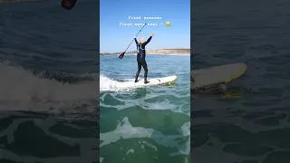 Miniature : First session, first wave ever ! 😁 with Locusport 🤙🏻 #paddlesurf #crozon