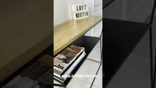 Miniature : Console design noire loftboutik
