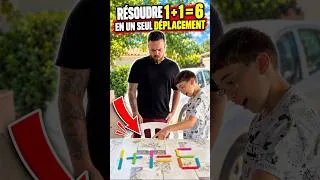 Miniature : Un seul déplacement pour rendre cette équation correcte : 1 + 1 = 6.