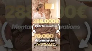 Miniature : 📈 288 000 € de réservations en un an et 447 % de rentabilité