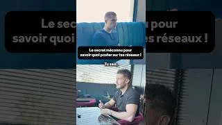 Miniature : Le secret pour savoir quoi poster sur les réseaux ! #entrepreneur #motivation #argent #viralité