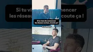 Miniature : Si tu viens de commencer les réseaux sociaux, écoute ça ! #entrepreneur #entrepreunariat #motivation