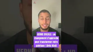 Miniature : Hernie discale : un changement d'approche peut transformer votre guérison !
