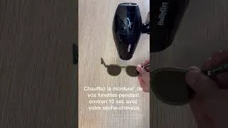 Miniature : Comment redresser vos lunettes de soleil en quelques secondes  #astuce #diy #lunettes