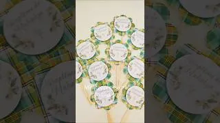 Miniature : Mini topper Madras Champêtre #creationsurmesure #papeteriepersonnalisee #personnalisation #diy
