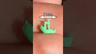 Miniature : Un BENCHY de 7 mm ?! #3dprinting #shorts