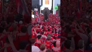 Miniature : Des supporters norvégiens à fond !
