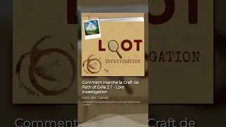 Miniature : Comment marche le Craft de Path of Exile 2 ? - Loot Investigation  #loot #pathofexile2 #diablolike