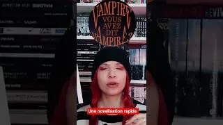 Miniature : Un roman de vampires rapide #booktube #booktok #booktubetbr