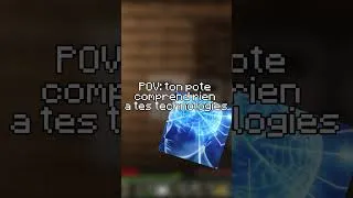 Miniature : POV: ton pote comprend rien a tes technologies...  #minecraft #fr #humour #shorts #clips