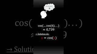 Miniature : 🔄 Une équation qui se résout par elle même ? #maths #vulgarisationscientifique #equation #science
