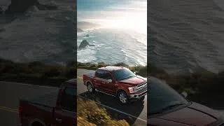 Miniature : 2018 Ford F-150 driving on a scenic coastal highway  #automobile #tech