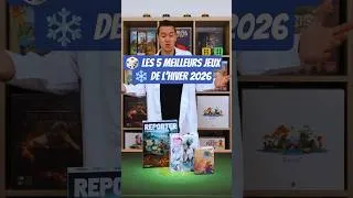 Miniature : 🎲 Top 5 des jeux de société de l'hiver 2026