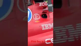 Miniature : Hamilton first day in Ferrari