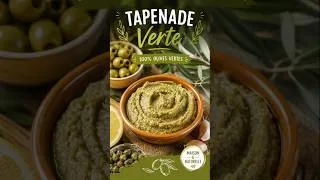 Miniature : Tapenade olives Vertes. Recette facile. Apéritif. #recette