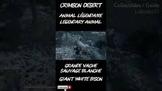 Miniature : Crimson Desert / Où trouver la Grande Vache Sauvage Blanche Légendaire / Legendary Giant White Bison