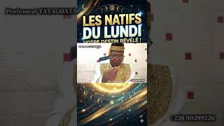 Miniature : Les Natifs du Lundi #astrologie #bienetre #afrique #abonnetoi #développementpersonnel #intuition