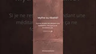 Miniature : 💡Les idées reçues sur la méditation, partie 1 #fyp #meditation #bienêtre #développementpersonnel
