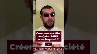 Miniature : Créer une société au Qatar SANS associé qatari ?! 🇶🇦 #shorts #vivreauqatar