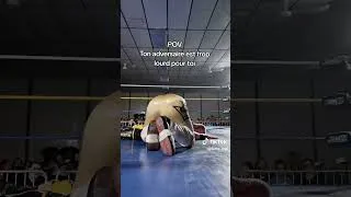 Miniature : On va lui donner un A pour l'effort 😂 #humour #lutte #indiewrestling #prowrestler #wrestlingtiktok