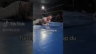 Miniature : Ça snap un brin 🤏😂 #chop #indiewrestling #prowrestling #wrestlingtiktok #lutte