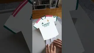 Miniature : Le REAL MADRID a OSEZ FAIRE CE MAILLOT ??!!! #realmadrid #football #jersey #origami #soccer