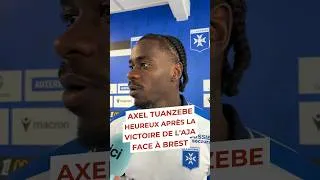 Miniature : AJA-Brest (2-1) : la réaction d'Axel Tuanzebe