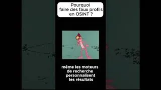 Miniature : Pourquoi créer des comptes factices est crucial pour vos enquêtes.#osint