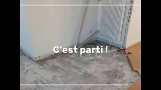 Miniature : La pose mixte d'un parquet et carrelage