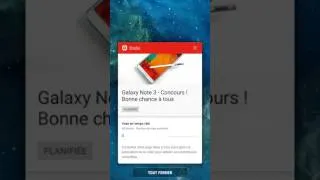 Miniature : Galaxy Note 3 - Préambule au concours