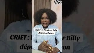 Miniature : CRIET. Le Tiktokeur Billy déposé en Prison