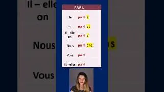 Miniature : 🇫🇷 Technique pour conjuguer les verbes du 1er groupe (-ER) - en français ✅💯  #learnfrench