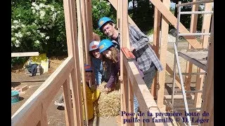 Miniature : Autoconstruction maison bois et paille selon la technique Greb