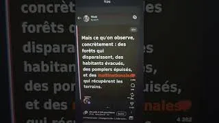 Miniature : Les forêts ne brûlent pas pour rien, réveillez-vous ! (2)