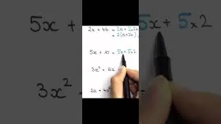 Miniature : Astuce pour Factoriser: 4,3è. #fonction #education #moyenne #as #mathematics #exam #Science#Cours#