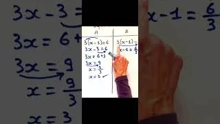 Miniature : Résoudre une équation 2 méthode: 4è,3è. #maths #education #fonction #as #mathematics #exam #mathstri