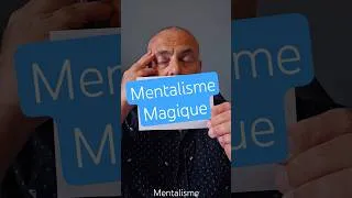 Miniature : Mentalisme expérience de magie incroyable #mentalisme #mentaliste #magie